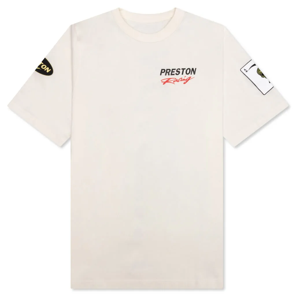 Preston Racing S/S Tee - White/Black