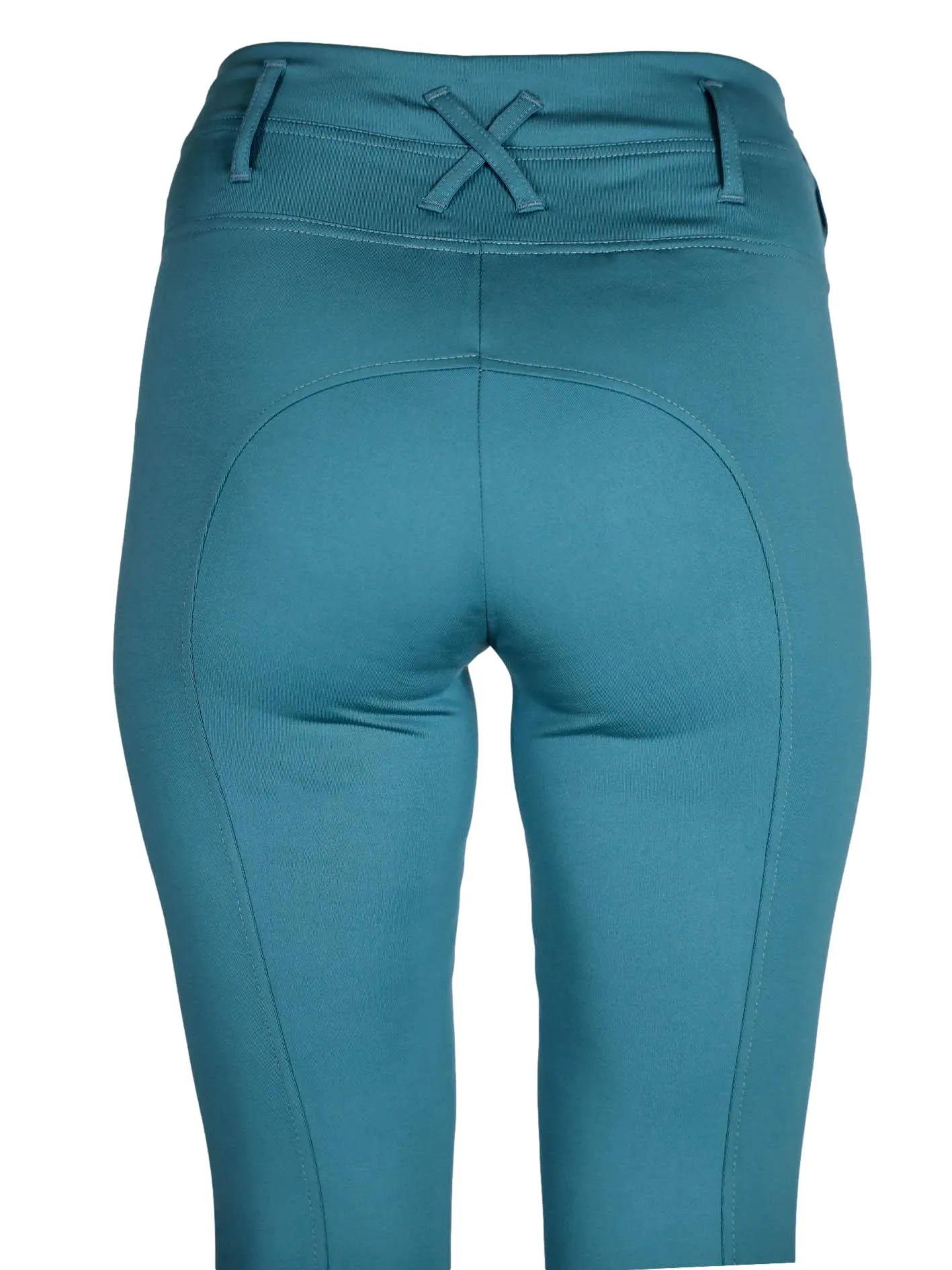 "Alice" Riding tights in Dark Teal with or without silicone seat grip