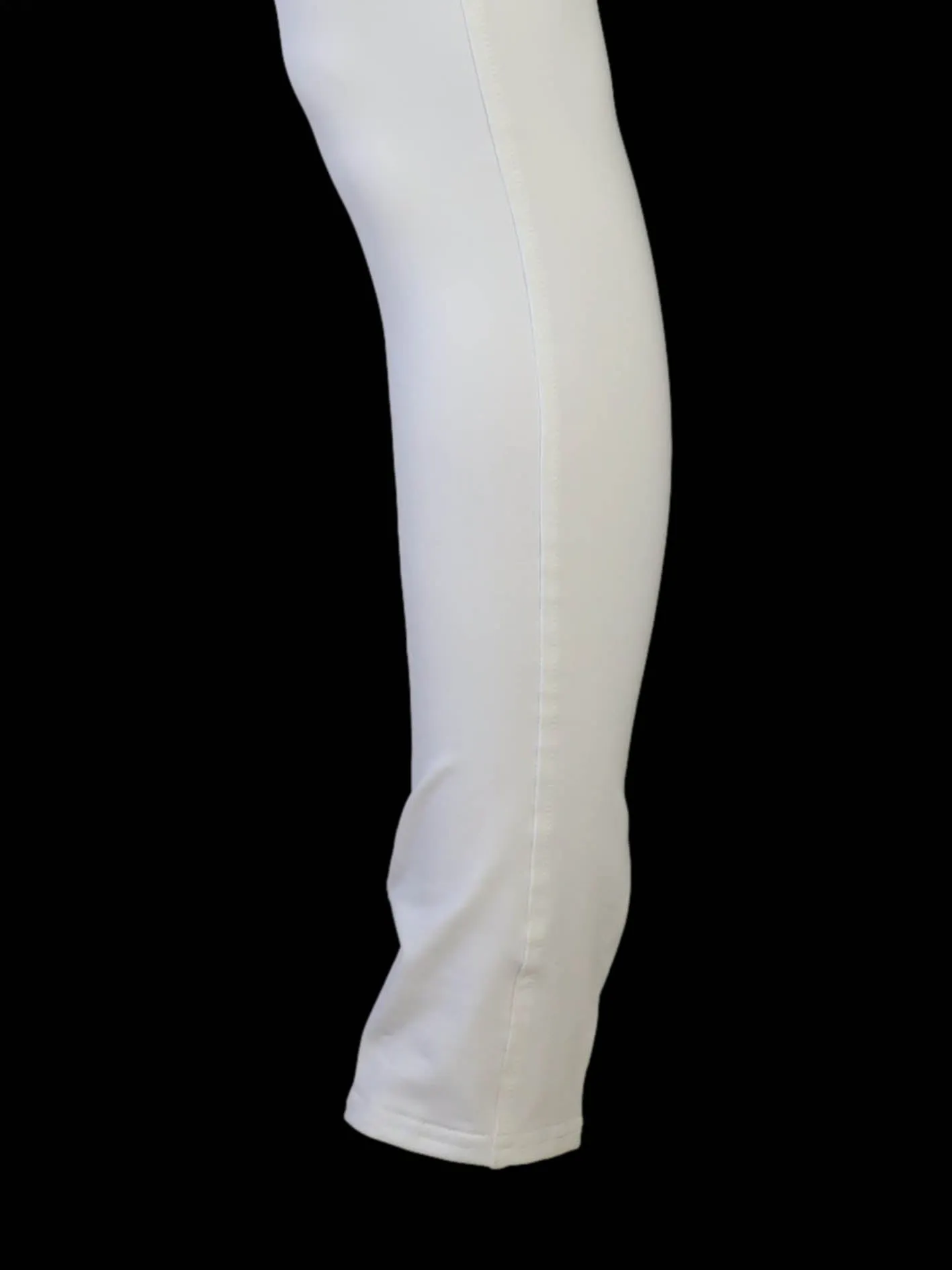 "Alice" Riding tights in White with or without silicone seat grip