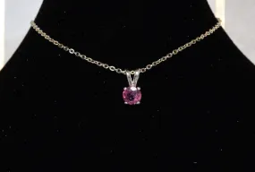 Raspberry Pink Tourmaline Pendant