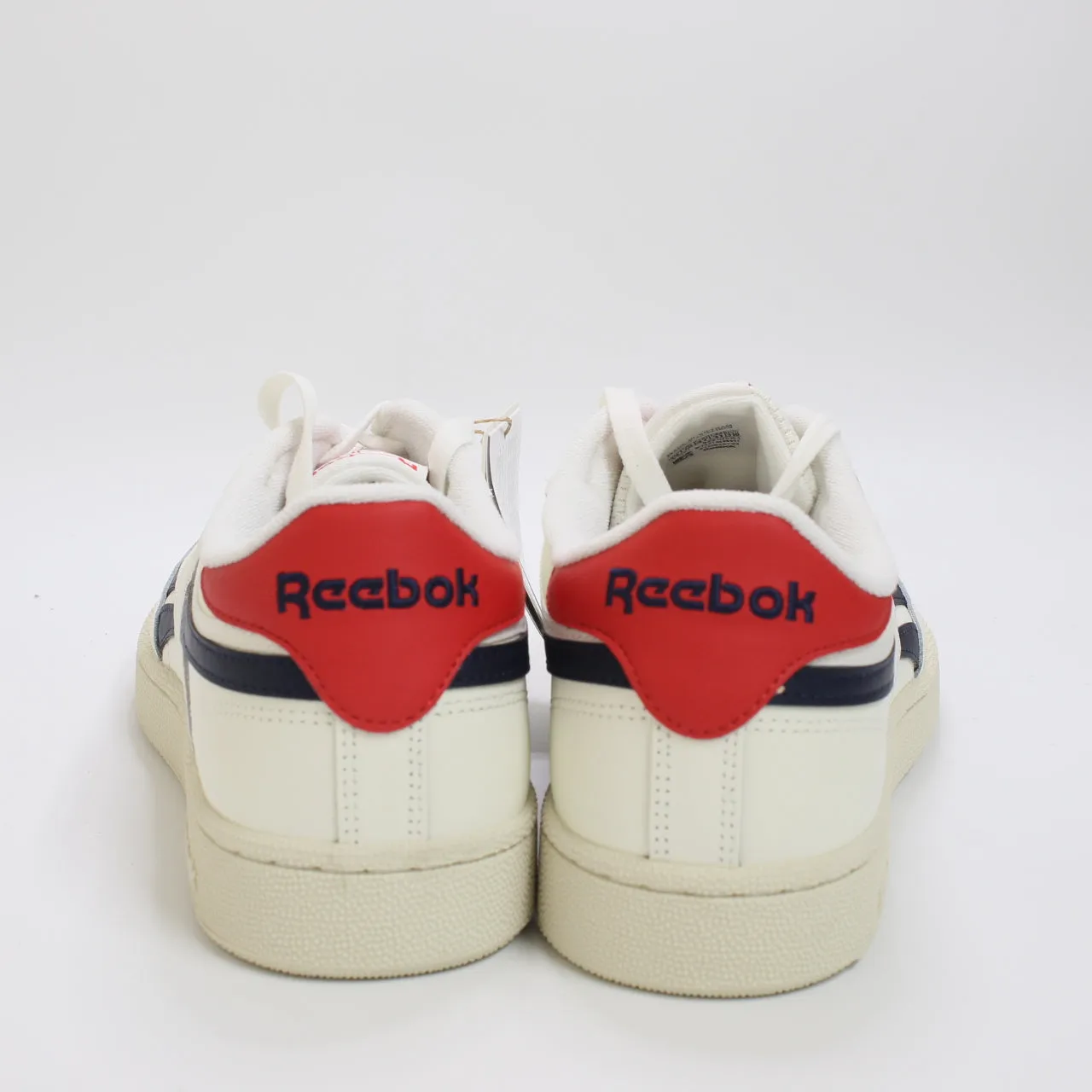 Reebok Club C Revenge Chalk Navy Vector Red Trainers