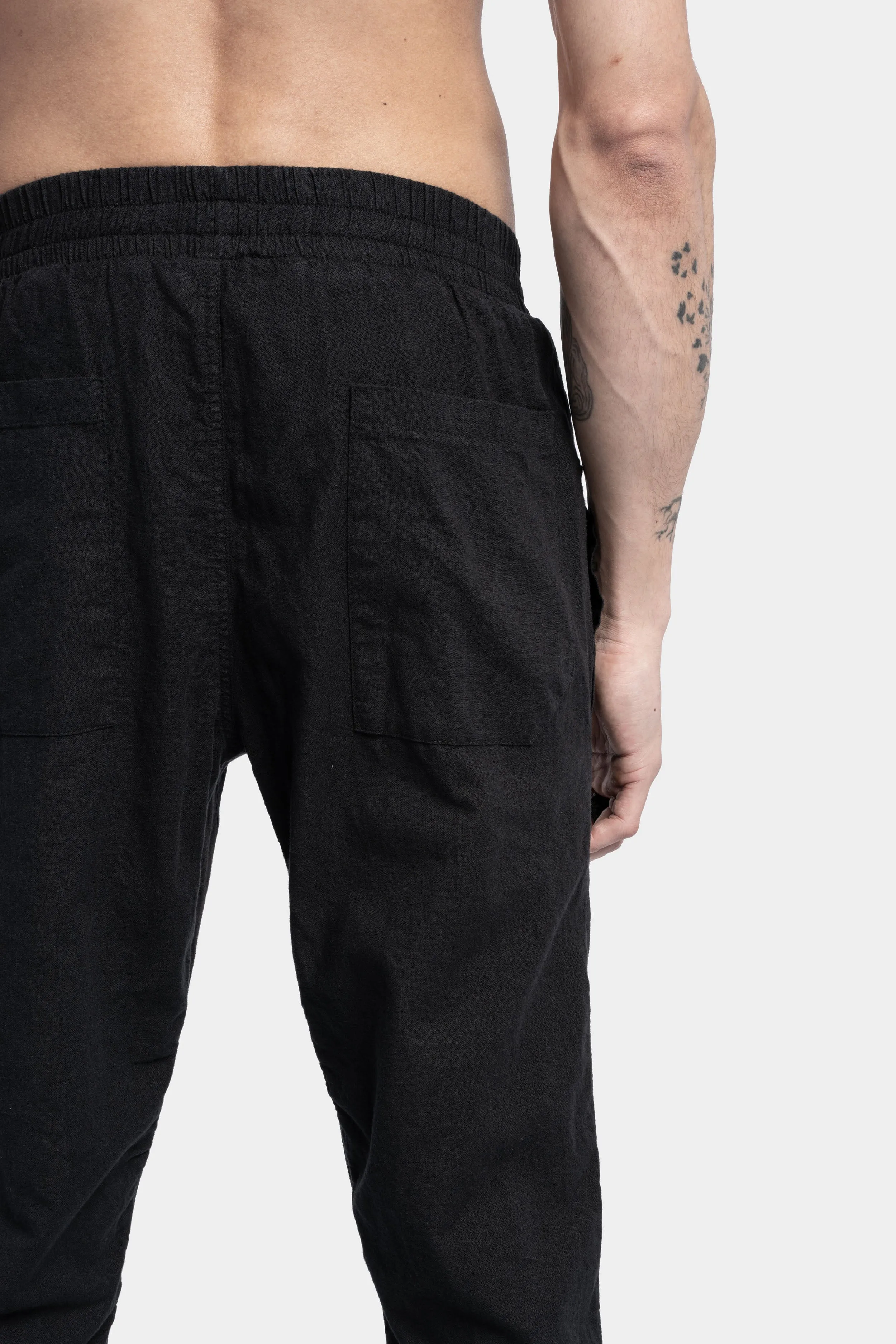 Relaxed pants, Black