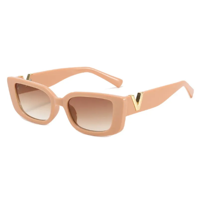 Retro Rectangle Sunglasses Women Vintage Small Frame Sun Glasses