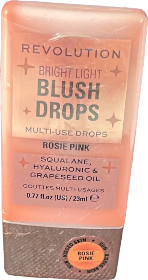 Revolution Bright Light Blush Drops Rosie Pink 23ml