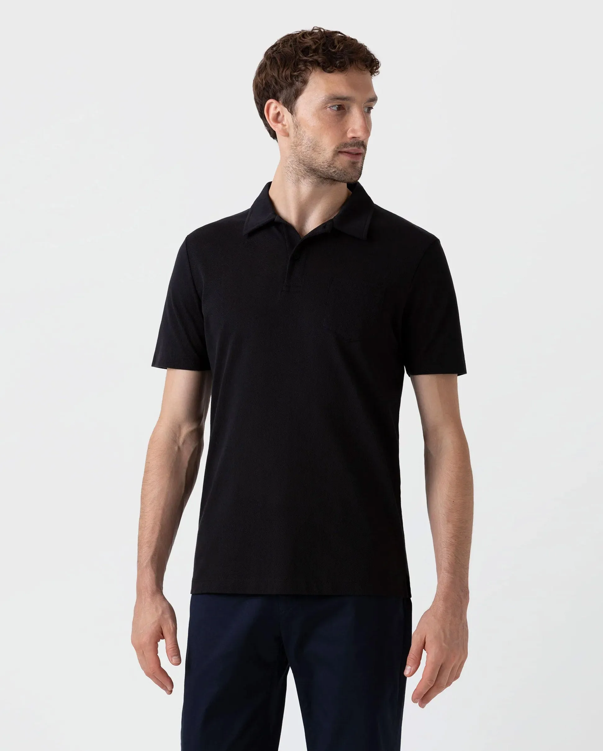 RIVIERA POLO SHIRT / BLACK