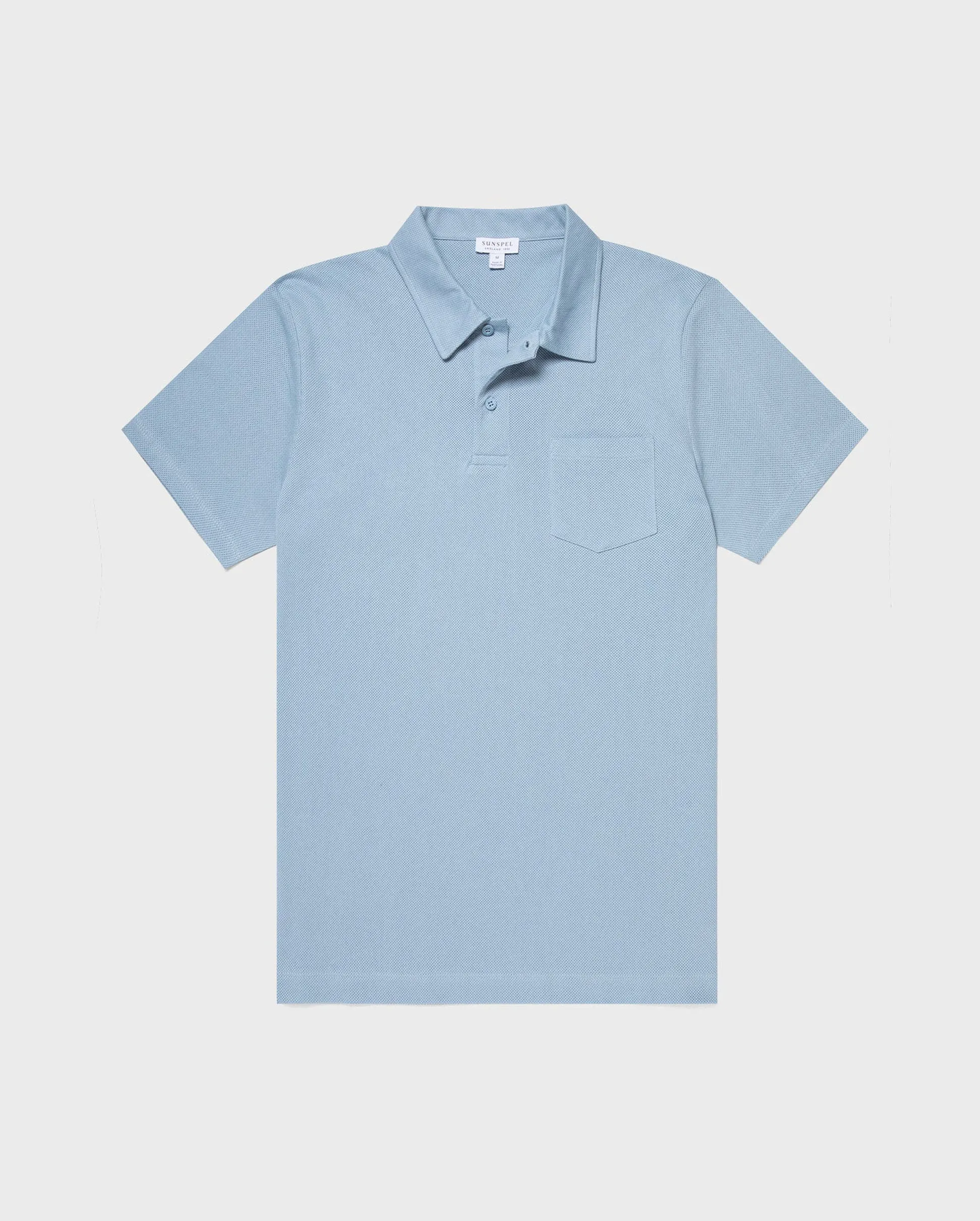 RIVIERA POLO SHIRT / SKY BLUE