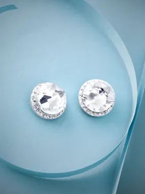 Rubans 925 Silver The Perfectly Faceted Zircon - Stud Earrings