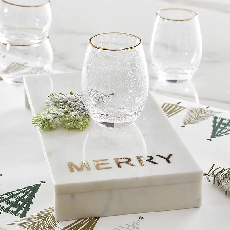 SANTA BARBARA DESIGN STUDIO | Wine Glass - Gold Rimmed