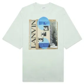 Seasonal Print T-Shirt without Pocket - Sage