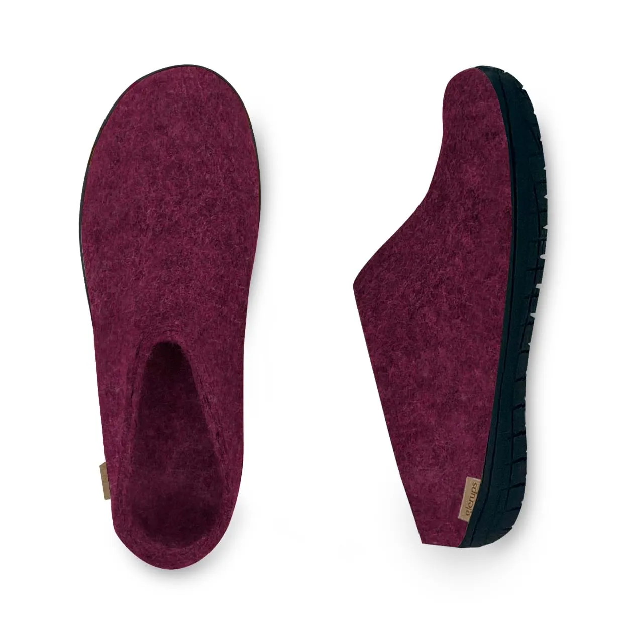 Slip-on with natural rubber sole - black - Cranberry