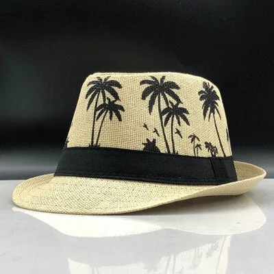 Straw Sun Hat For Men Summer Sweet Retro Kid Straw Hats Beach Panama Hat Chapeu Feminino Fedoras Boy Sun Hats