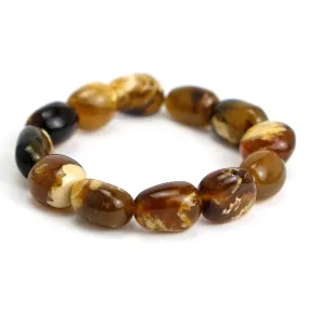 Sumatran Amber Stretch Bracelet