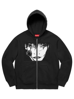 Supreme The Crow Zip Up Hooded Sweatshirt Black (FW21)