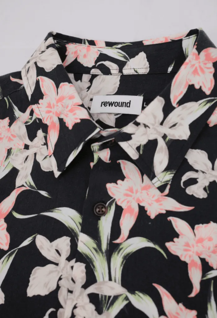 The Remi 100% Tencel Shirt | Orchid Print