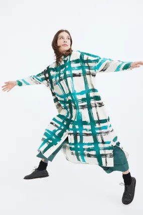 Toogood - THE TRAWLERMAN DRESS - Hand Painted Tartan