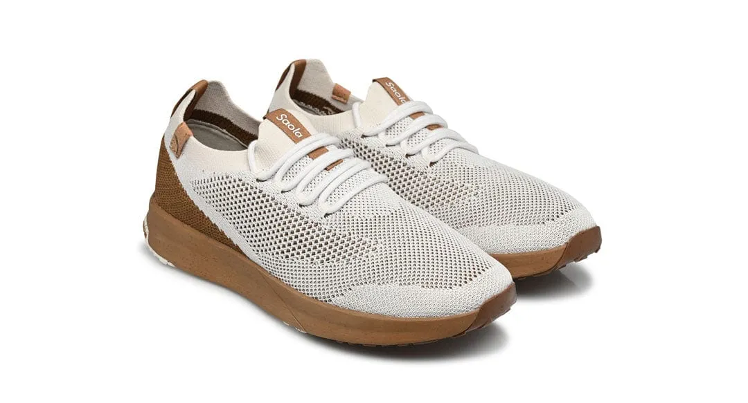 Tsavo 2.0 Men's Recycled PET Sneakers | White & Tobacco