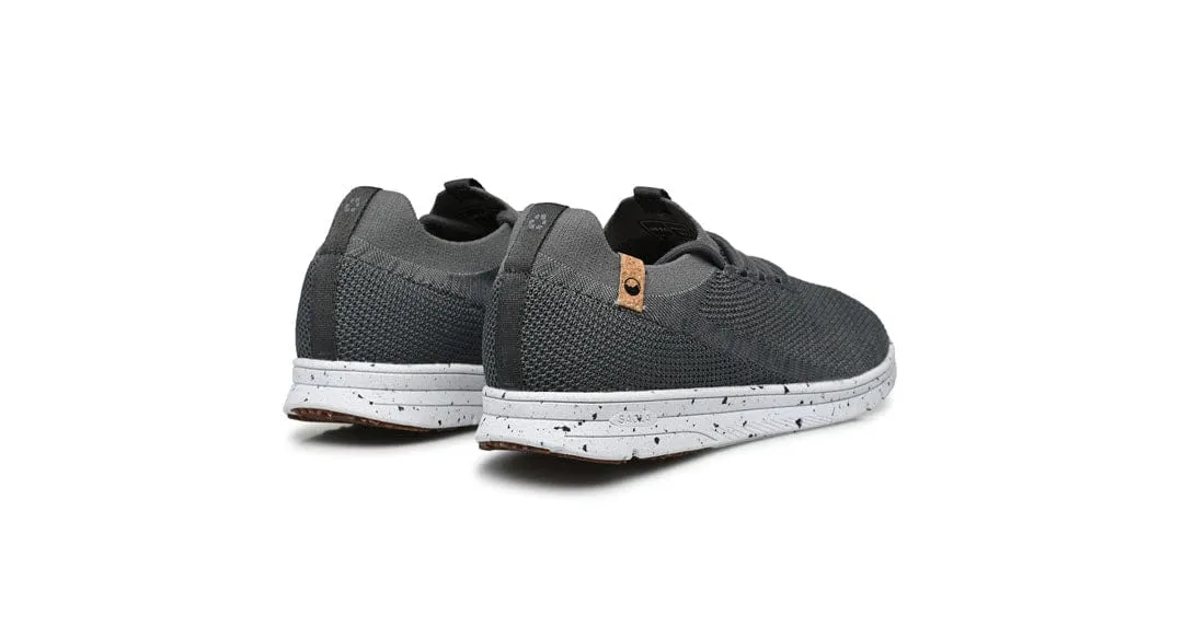 Tsavo Men's Vegan Knit Sneakers | Charcoal