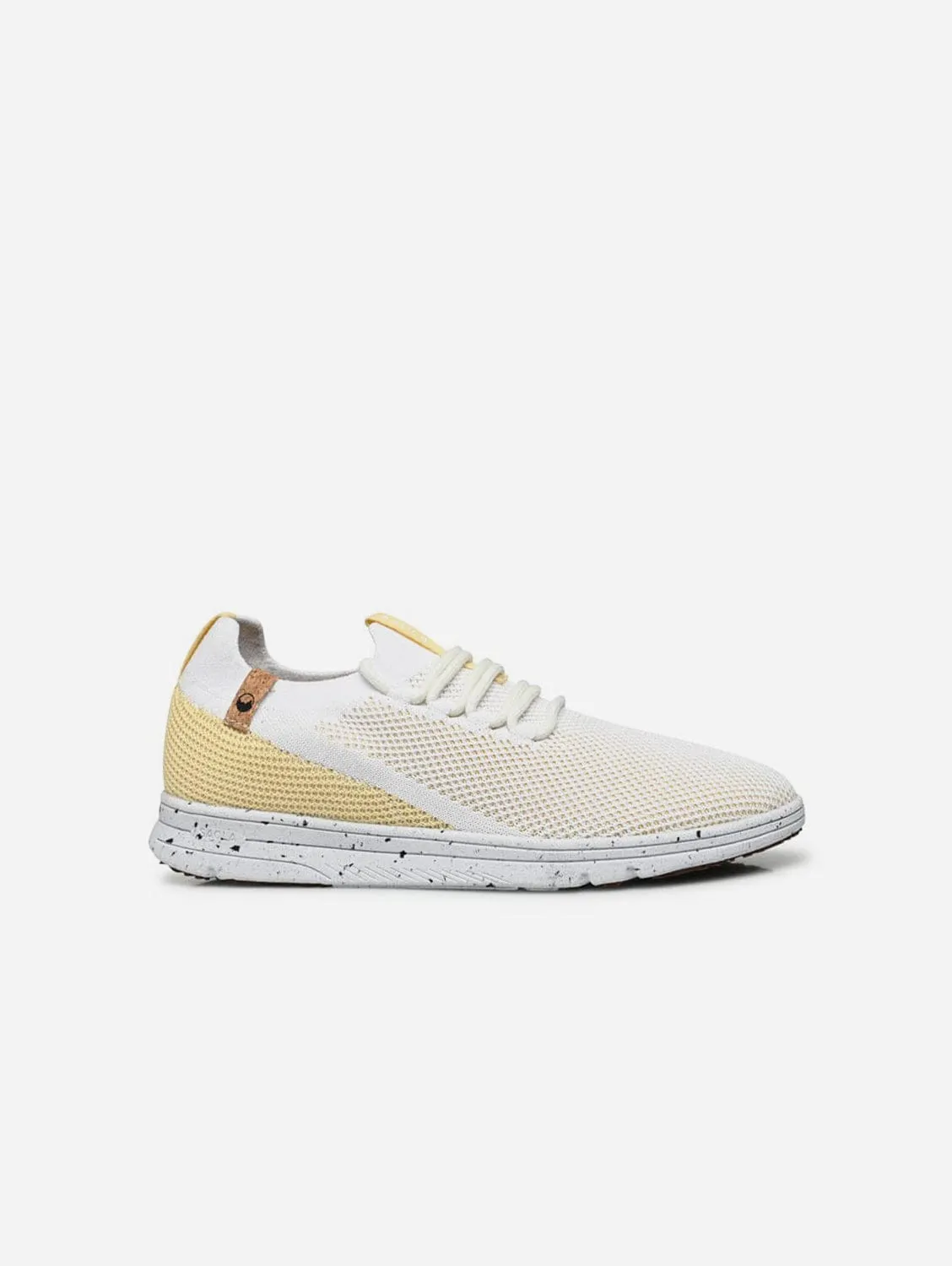 Tsavo Women's Vegan Knit Sneakers | White