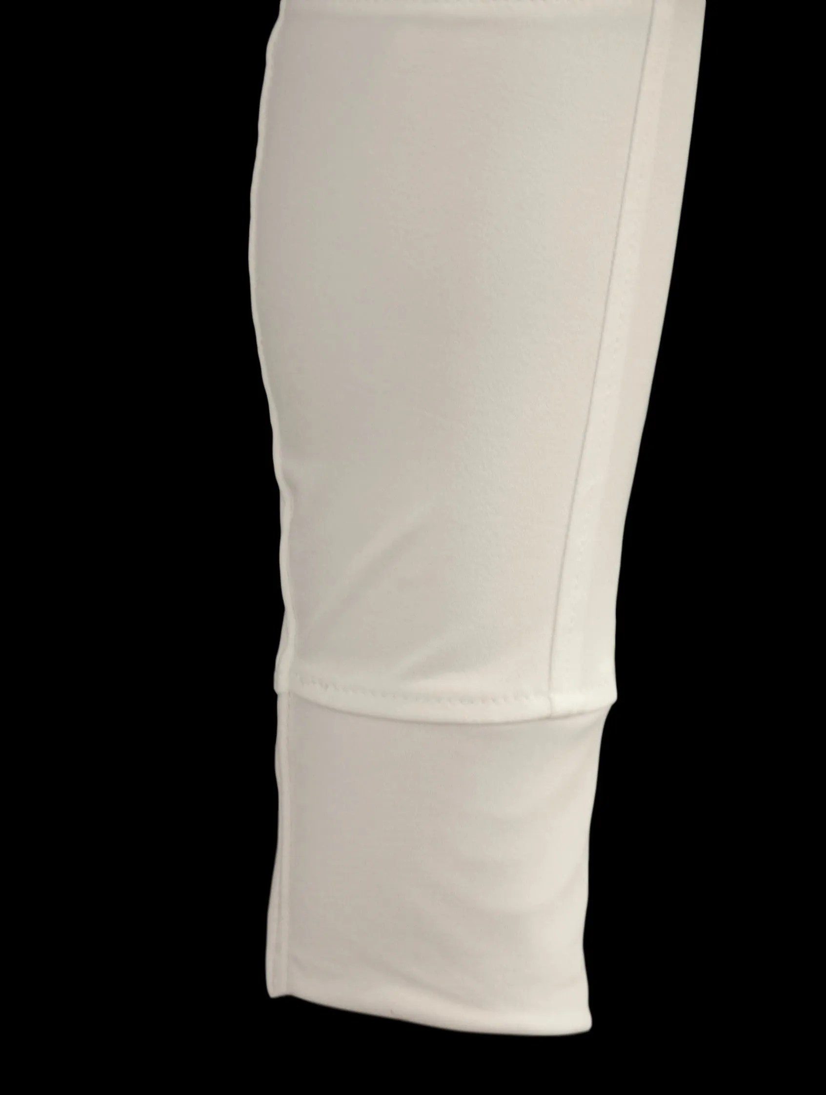 White Coolmax Breeches with or without Silicone seat grip