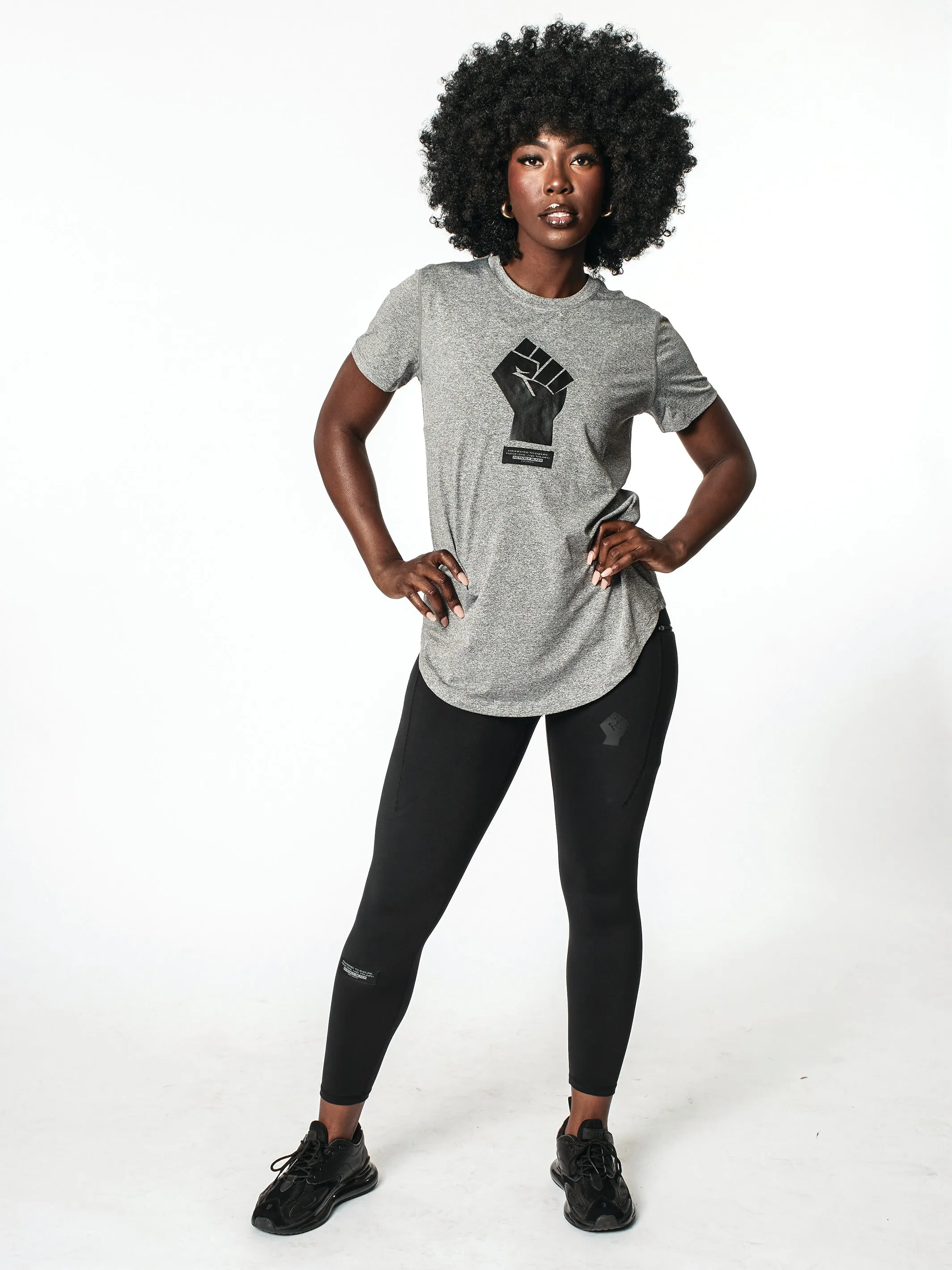 Women's Black Fist Performance Shirt